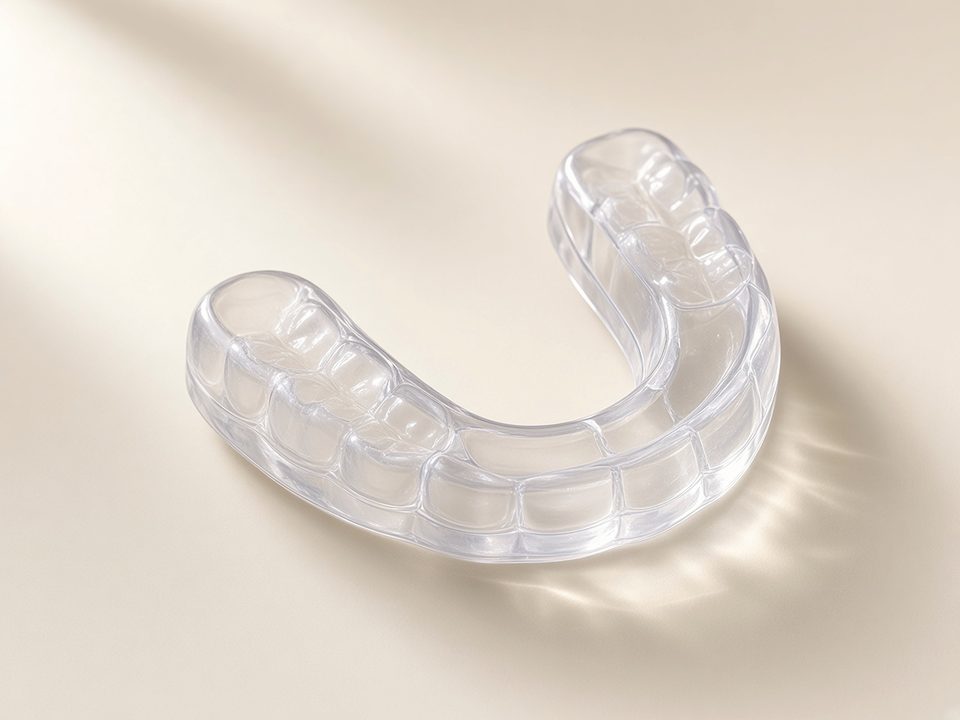 Clear hard occlusal night guard